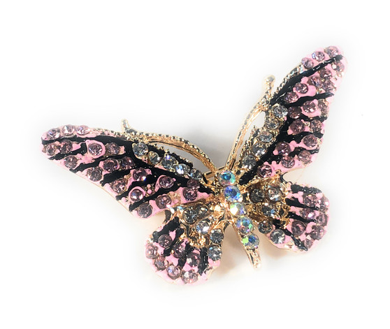 PK329 DIAMOND PINK BUTTERFLY