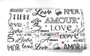 B032E AMOUR WALLET WHITE