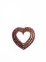 PK396 CRYSTAL PINK HEART PIN