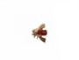 PK331R RUBY BEE PIN