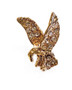 PK089 DIAMOND EAGLE PIN