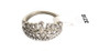 PK43021 SILVER CROWN RING