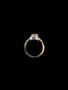 PK730-6 PINK STONE DIAMOND RING size 6