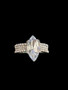 PK734-6 CRYSTAL 3 IN 1 RING SET size 6