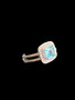 PK732-7 AQUA CRYSTAL RING size 7