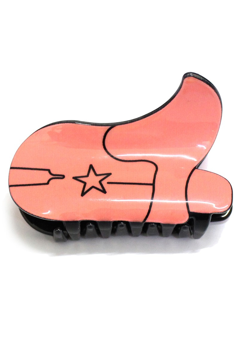 COWBOY BOOT CLAW CLIP FRINGE WESTERN WEAR