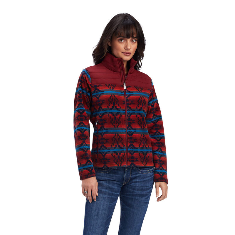 ARIAT WOMENS PRESCOTT FLEECE JACKET 