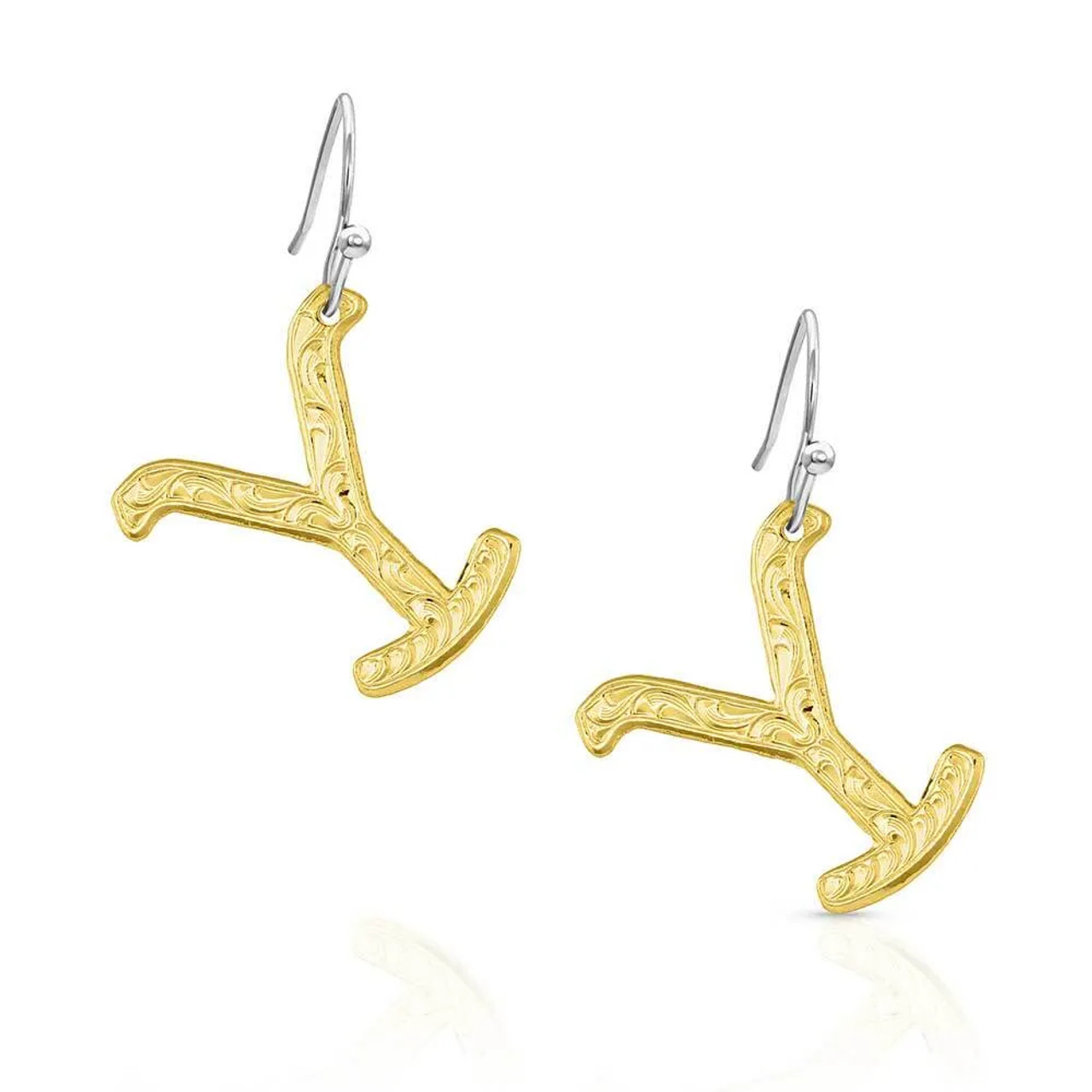 Earrings for Western Dresses | Gold Plated Earrings for Girls | Artifi –  Jewellery Hat