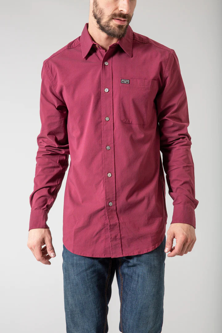 linville long sleeve dress shirt product info and reviews Kimes Ranch Women's Magenta Linville Western Shirt XLarge