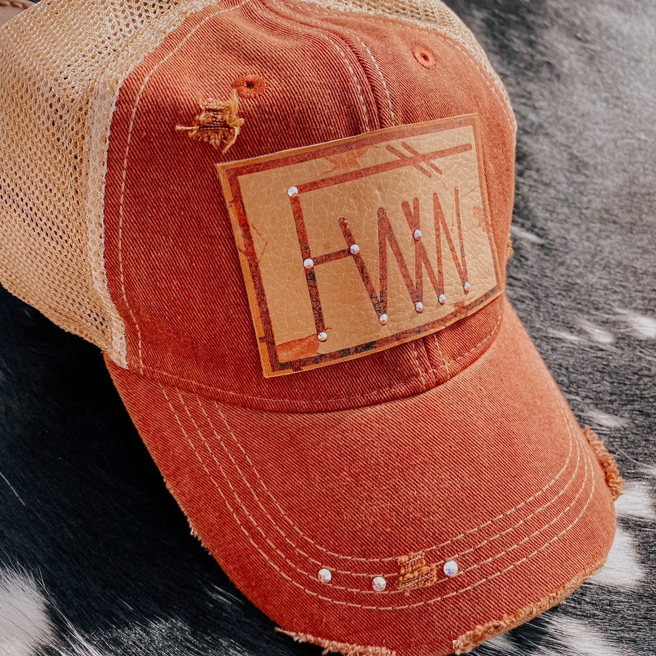 FWW CARDINAL RED HAT - FRINGE WESTERN WEAR