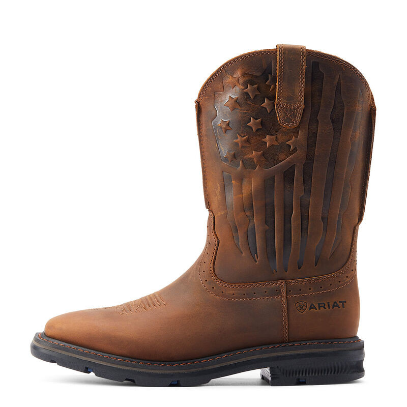 ARIAT SOFT TOE ELECTRICAL HAZARD BROWN BOOT FRINGE WESTERN WEAR