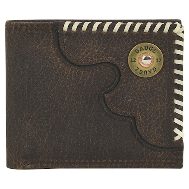 JUSTIN BIFOLD WALLET W/CONCHO FRINGE WESTERN WEAR