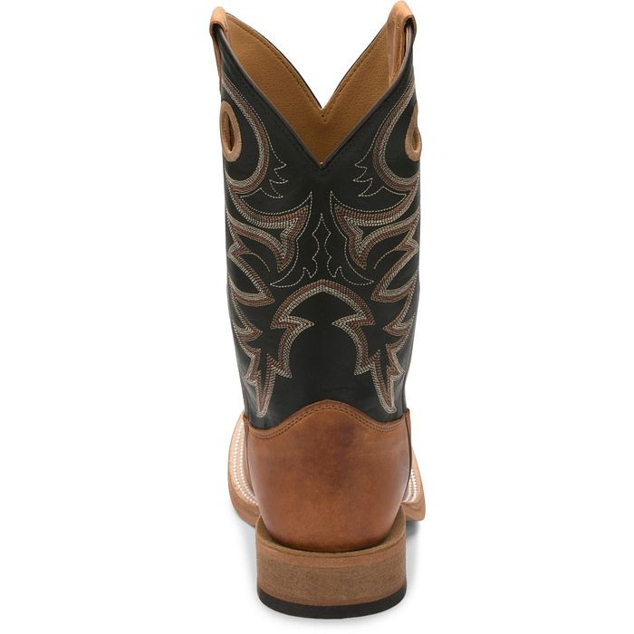 JUSTIN MENS CADDO BOOTS BR740 FRINGE WESTERN WEAR