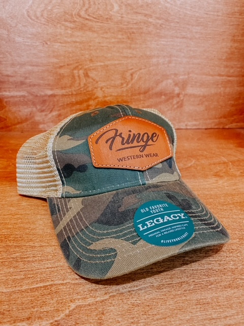 FRINGE YOUTH CAMO HAT FRINGE WESTERN WEAR