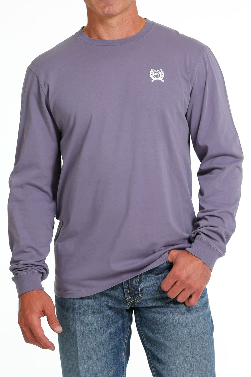 Men's Cinch Denim Co Tee - Heather Navy