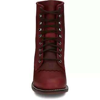 JUSTIN RP536 WOMEN'S ROPER RED - FRINGE WESTERN WEAR