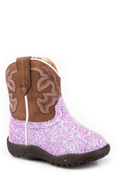 ROPER INFANT PURPLE GLITTER BOOT - FRINGE WESTERN WEAR