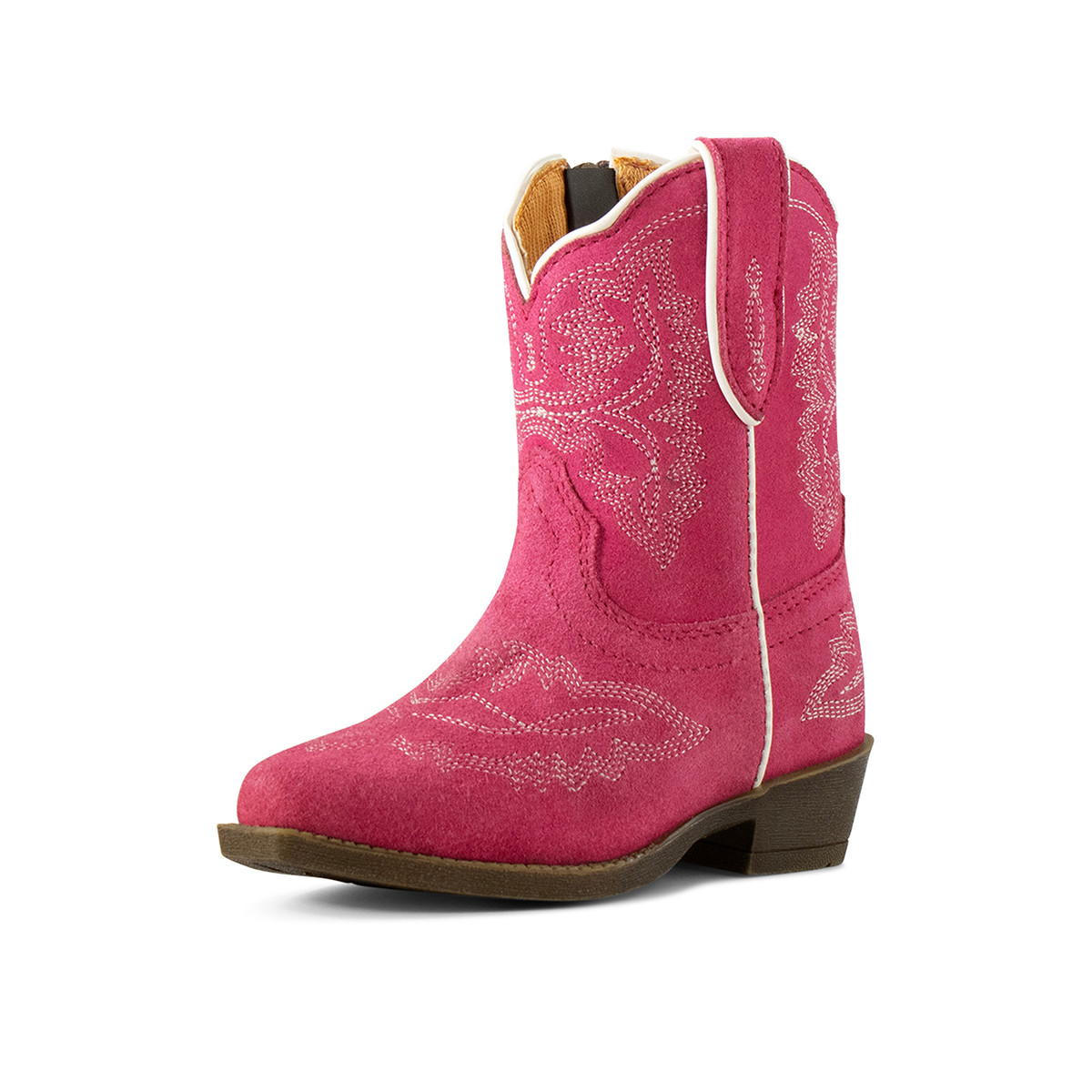 ARIAT LIL STOMPERS GIRLS CASANOVA BOOT HOT PINK FRINGE WESTERN WEAR