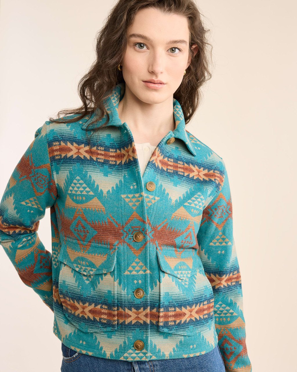 ジャケット・アウター MELTON WOOL JKT by PENDLETON PENDLETON LOWELL WOOL JACKET - FRINGE WESTERN WEAR