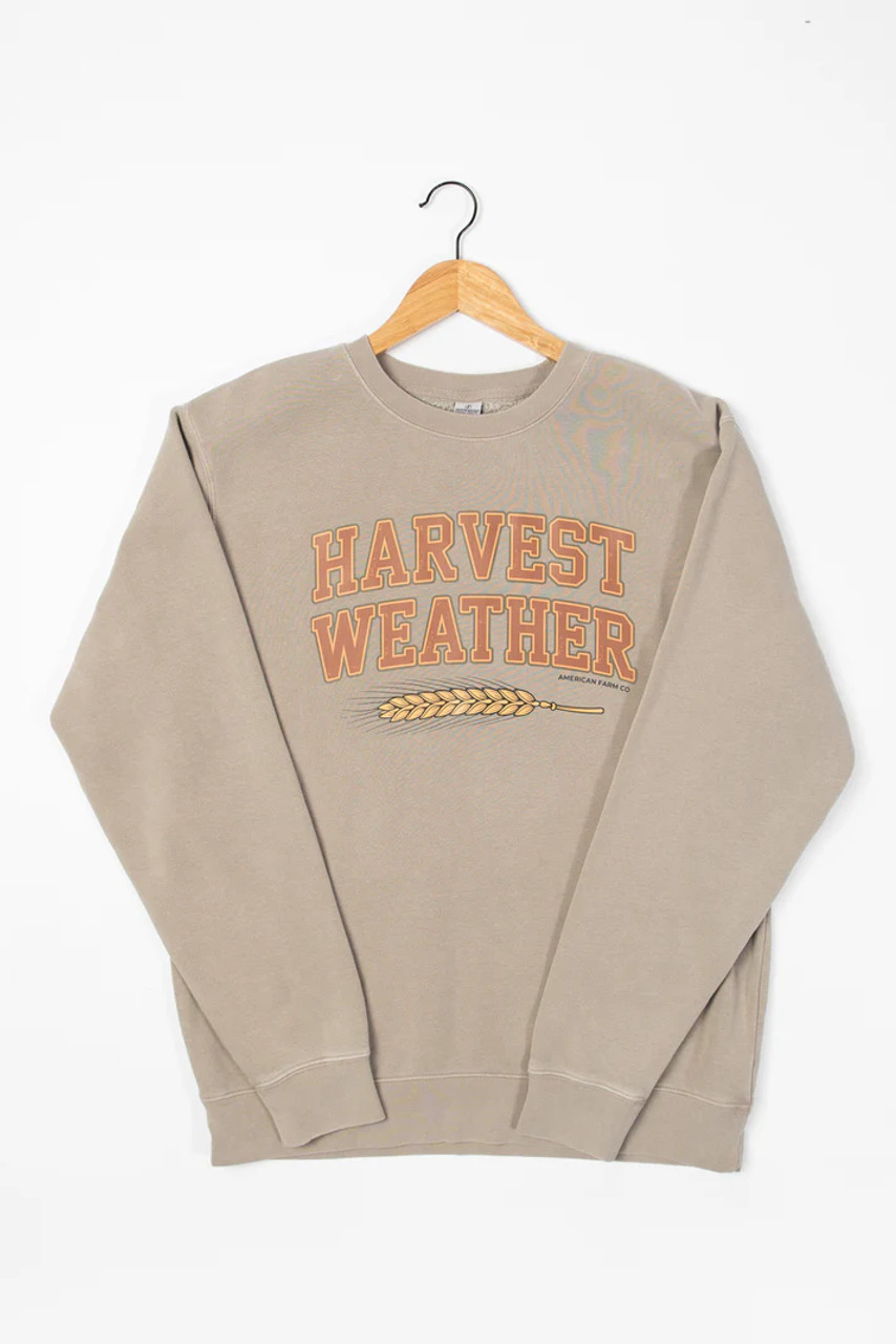 【23.65】23FW★ HARVEST SWEAT SHIRT HARVEST WEATHER SWEATSHIRT - FRINGE WESTERN WEAR