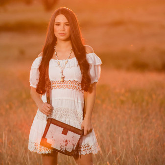COWHIDE MAE CROSSBODY