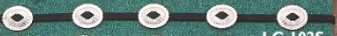 AA LRG CONCHO HATBAND BLACK