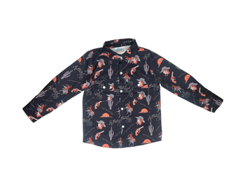 YEEHAW LONG SLEEVE PEARL SNAP SHIRT BOYS 