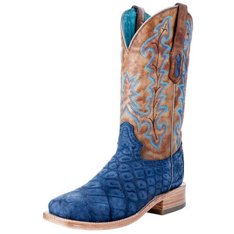 CORRAL WOMEN'S A4199 BLUE ALLIGATOR EMBROIDERED BOOT