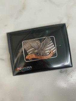 NOCONA BLESS AMERICA BUCKLE
