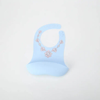 WESTERN PINK NECKLACE / BLUE BIB