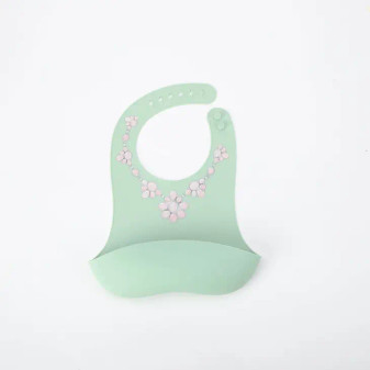 WESTERN PINK NECKLACE / GREEN BIB