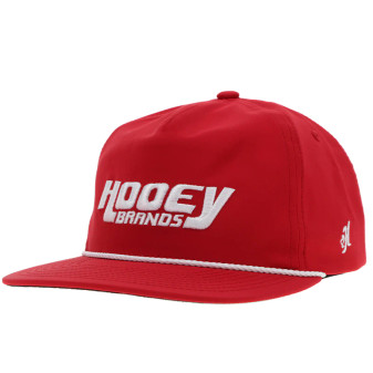 HOOEY "WHITE KNUCKLE" RED HAT