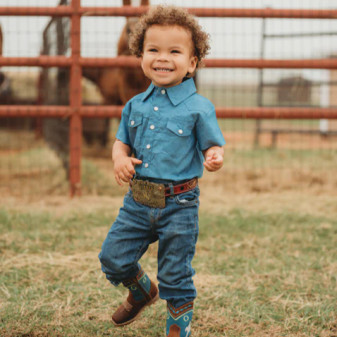 SB DENIM SHORT SLEEVE SHIRT