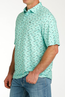 CINCH MENS FISH POLO
