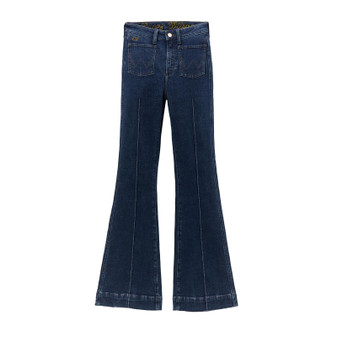 WRANGLER X LAINEY WILSON PINTUCK FLARE JEAN MOON LIGHT
