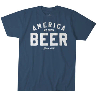 AMERICA WE GROW BEER TEE-FAIRE SUMMER PR