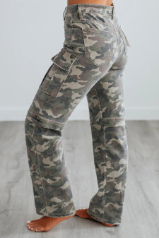 CAMO STRAIGHT LEG DENIM