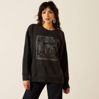 ARIAT WOMENS OVERSIZE SENDRO WHEN LIFE GIVES YOU AGAVES SWEATSHIRT