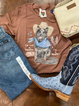 XOXO I'M A HEELER TEE 