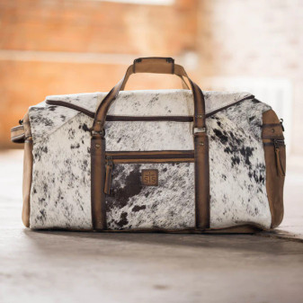 STS COWHIDE RUSTLER DUFFLE 