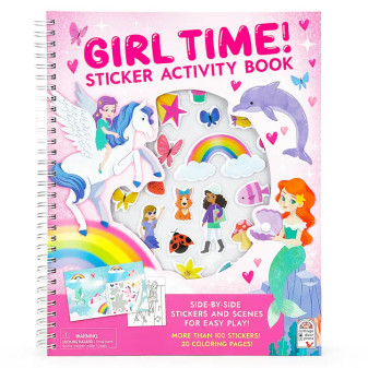 GIRL TIME STICKER/ACTIVITY BOOK-GIRL TIME STICK