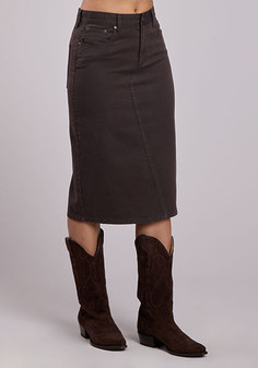STETSON 11-060-0594-1107 Ladies Brown Skirt