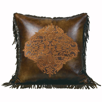 PR Austin Golden Medallion Throw Pillow