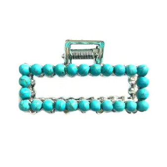 FAUX TURQ NAVAJO CLAW CLIP 