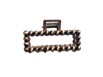 FAUX COPPER NAVAJO HAIR CLAW - SMALL