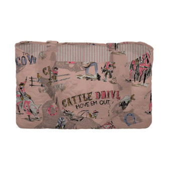CATTLE DRIVE ROSE QUILET BAG