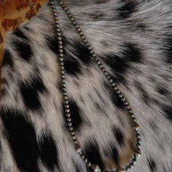 Sterling Silver with Bi-Cone Beads