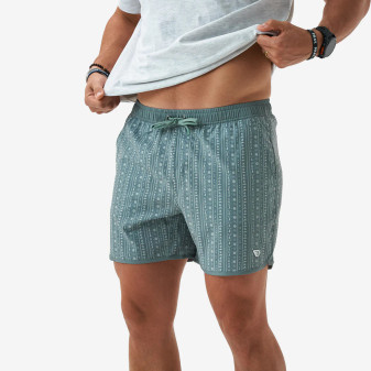 BURLEBO RANCH SAGE SWIM TRUNKS