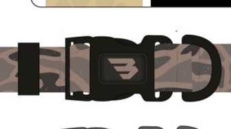 BURLEBO DOG COLLAR - GAUCE CAMO