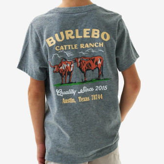BURLEBO YOUTH TEE CATTLE RANCH